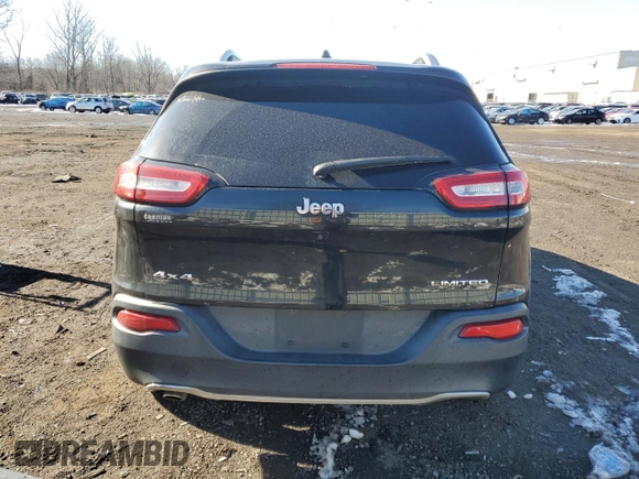 2015 Jeep Cherokee Limited with VIN 1C4PJMDB2FW768924, listed as a Copart auction lot 89294785 with 168,422 mi miles and Salvage Title. Bid and sale history available at carsss.com. Image 6.