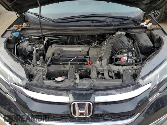 2015 Honda CR-V EX-L with VIN 2HKRM4H73FH604142, listed as a Copart auction lot 46516165 with 124,719 mi miles and Salvage Title. Bid and sale history available at carsss.com. Image 12.