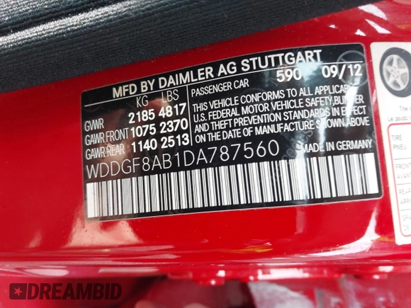 2013 Mercedes-Benz C 300 Sport с VIN WDDGF8AB1DA787560, выставлен на аукционе IAAI как лот 42275838 с пробегом 86 024 миль миль и . История ставок и продаж доступна на DreamBid. Изображение 9.