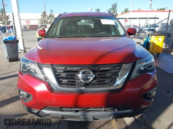 2017 Nissan Pathfinder SV with VIN 5N1DR2MM2HC655993, listed as a IAAI auction lot 41108207 with 139,733 mi miles. Bid and sale history available at carsss.com. Image 12.
