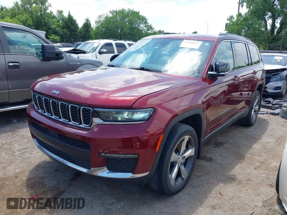 2021 Jeep Grand Cherokee Limited z VIN 1C4RJKBG0M8110273, wystawiony jako IAAI lot #42403617 z przebiegiem 85 133 mil mil oraz . Historia ofert i sprzedaży dostępna na DreamBid. Obrazek 19.