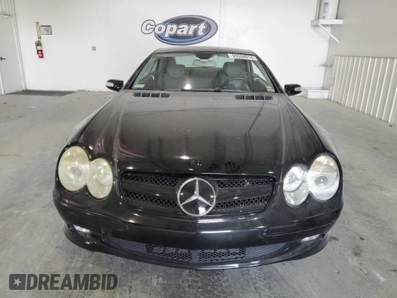 2006 Mercedes-Benz SL 500 with VIN WDBSK75F66F108619, listed as a Copart auction lot 55558014 with 81,686 mi miles and Clean title. Bid and sale history available at DreamBid. Image 5.