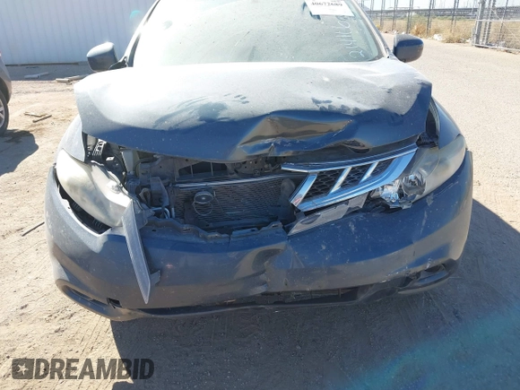 2013 Nissan Murano SL with VIN JN8AZ1MU7DW214116, listed as a IAAI auction lot 40672689 with Not provided miles and . Bid and sale history available at DreamBid. Image 6.