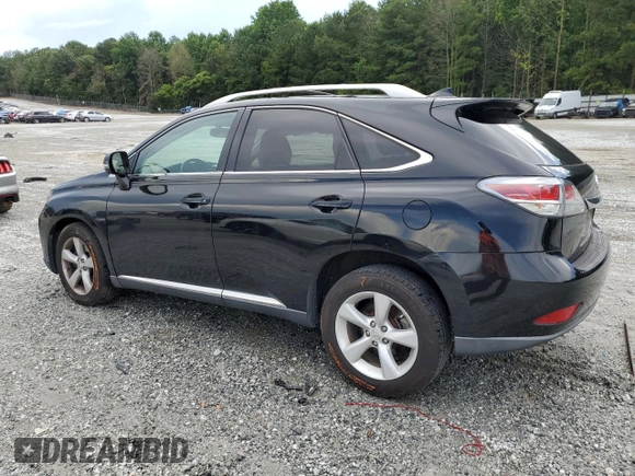 2014 Lexus RX 350 with VIN 2T2ZK1BA1EC143934, listed as a Copart auction lot 61507075 with 109,603 mi miles and Salvage title. Bid and sale history available at DreamBid. Image 2.