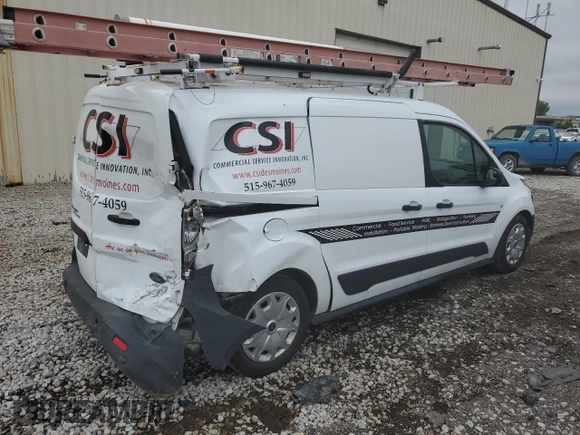 2017 Ford Transit Connect XL z VIN NM0LS7E73H1332703, wystawiony jako Copart lot #57401115 z przebiegiem 127 777 mil mil oraz Szkoda całkowita • Salvage title. Historia ofert i sprzedaży dostępna na DreamBid. Obrazek 3.