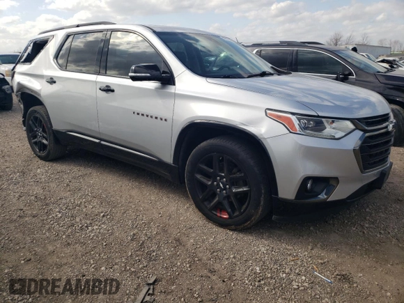 2019 Chevrolet Traverse Premier with VIN 1GNERKKW8KJ249322, listed as a Copart auction lot 43917545 with 104,758 mi miles and Salvage Title. Bid and sale history available at carsss.com. Image 4.