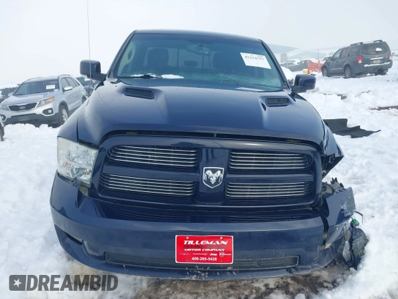 2012 Ram 1500 Sport with VIN 1C6RD7MT4CS190197, listed as a IAAI auction lot 41254757 with 200,608 mi miles. Bid and sale history available at carsss.com. Image 12.