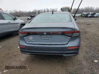 2024 Honda Accord LX z VIN 1HGCY1F20RA020116, wystawiony jako Copart lot #43145765 z przebiegiem Nie podano mil oraz Szkoda całkowita • Salvage title. Historia ofert i sprzedaży dostępna na DreamBid. Obrazek 6.