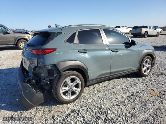 2022 Hyundai Kona SEL with VIN KM8K32AB0NU856163, listed as a Copart auction lot 42920675 with 59,122 mi miles and Salvage Title. Bid and sale history available at carsss.com. Image 3.