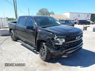 2022 Chevrolet Silverado 1500 RST with VIN 3GCUDEET8NG680920, listed as a IAAI auction lot 41595611 with 43,457 mi miles and . Bid and sale history available at DreamBid. Image 1.