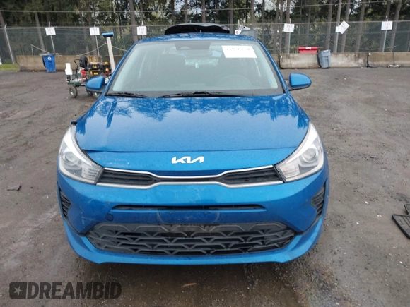 2022 Kia Rio S with VIN 3KPA24AD9NE508022, listed as a IAAI auction lot 41970720 with 39,825 mi miles. Bid and sale history available at carsss.com. Image 13.