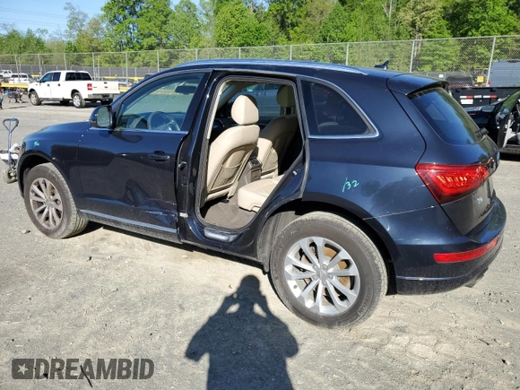 2013 Audi Q5 Premium Plus with VIN WA1LFAFP0DA027506, listed as a Copart auction lot 48366055 with 62,460 mi miles and Salvage title. Bid and sale history available at DreamBid. Image 2.
