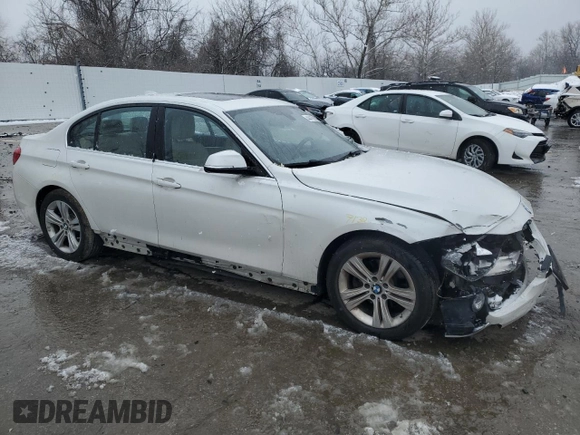 2017 BMW 3 Series 330i xDrive with VIN WBA8D9G50HNU59800, listed as a Copart auction lot 44417915 with 61,809 mi miles and Clean title. Bid and sale history available at DreamBid. Image 4.