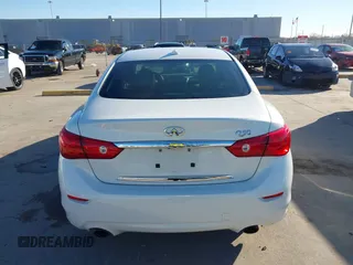 2014 Infiniti Q50 z VIN JN1BV7AP2EM681053, wystawiony jako IAAI lot #41395566 z przebiegiem 230 055 mil mil oraz . Historia ofert i sprzedaży dostępna na DreamBid. Obrazek 17.
