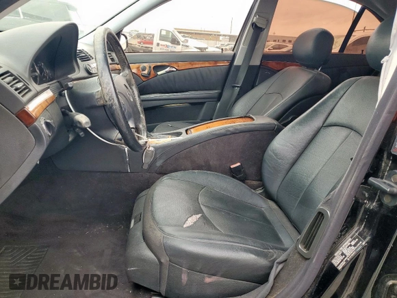 2005 Mercedes-Benz E 5.0L with VIN WDBUF70J85A668355, listed as a Copart auction lot 51750505 with 119,239 mi miles and Salvage Title. Bid and sale history available at carsss.com. Image 7.