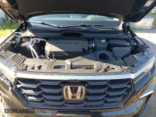 2025 Honda Pilot EX-L with VIN 5FNYG1H42SB007113, listed as a Copart auction lot 66606594 with 816 mi miles and Salvage Title. Bid and sale history available at carsss.com. Image 12.