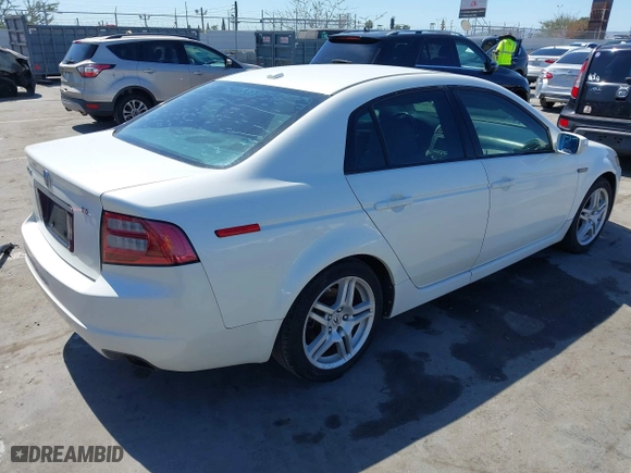 2008 Acura TL with VIN 19UUA66298A035234, listed as a IAAI auction lot 41871858 with 1 mi miles. Bid and sale history available at carsss.com. Image 4.