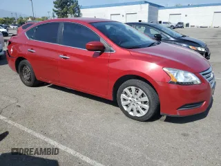 2014 Nissan Sentra SV with VIN 3N1AB7AP4EL642592, listed as a Copart auction lot 59152145 with 140,829 mi miles and Salvage title. Bid and sale history available at DreamBid. Image 4.