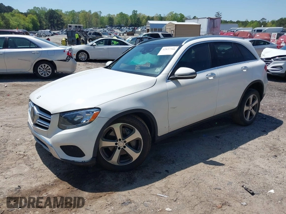 2016 Mercedes-Benz GLC 300 with VIN WDC0G4JB9GF055230, listed as a IAAI auction lot 42037366 with 82,222 mi miles and . Bid and sale history available at DreamBid. Image 2.