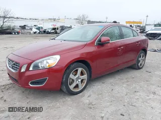 2012 Volvo S60 T5 with VIN YV1622FS6C2079928, listed as a IAAI auction lot 42021144 with 133,976 mi miles. Bid and sale history available at carsss.com. Image 2.