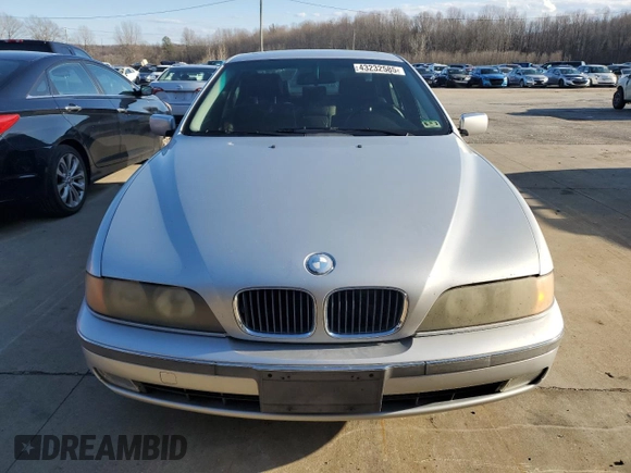 1999 BMW 5 Series 528iA with VIN WBADM6331XBY22302, listed as a Copart auction lot 43232585 with 196,519 mi miles and Clean Title. Bid and sale history available at carsss.com. Image 5.