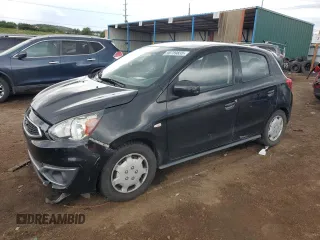 2017 Mitsubishi Mirage ES with VIN ML32A3HJ0HH009317, listed as a Copart auction lot 58759835 with 79,234 mi miles and Non repairable. Bid and sale history available at DreamBid. Image 1.
