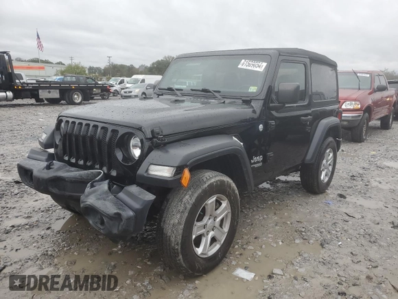 2019 Jeep Wrangler Sport S с VIN 1C4GJXAG4KW632368, выставлен на аукционе Copart как лот 81509054 с пробегом 46 768 миль миль и Списание • Salvage title. История ставок и продаж доступна на DreamBid. Изображение 1.