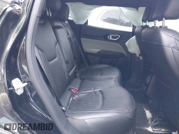2023 Jeep Compass (RED) Edition with VIN 3C4NJDCN9PT563045, listed as a IAAI auction lot 42424341 with 27,169 mi miles and . Bid and sale history available at DreamBid. Image 8.
