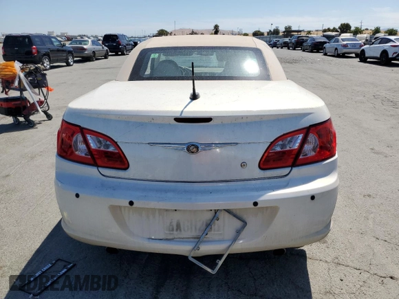 2008 Chrysler Sebring Limited with VIN 1C3LC65M58N692617, listed as a Copart auction lot 65540345 with 30,603 mi miles and Salvage title. Bid and sale history available at DreamBid. Image 6.