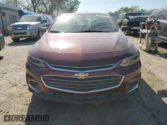 2016 Chevrolet Malibu LT with VIN 1G1ZE5STXGF328863, listed as a Copart auction lot 53656585 with 107,320 mi miles and Salvage Title. Bid and sale history available at DreamBid. Image 5.