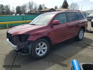 2008 Toyota Highlander with VIN JTEES41A982033136, listed as a Copart auction lot 52621585 with 158,522 mi miles and Salvage Title. Bid and sale history available at carsss.com. Image 1.