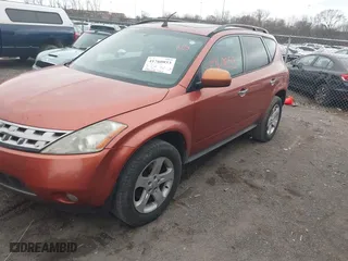 2005 Nissan Murano SL with VIN JN8AZ08W55W422938, listed as a IAAI auction lot 41760853 with 206,581 mi miles. Bid and sale history available at carsss.com. Image 2.