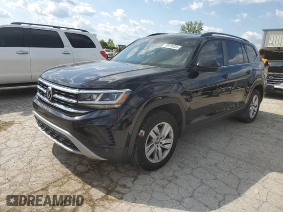 2021 Volkswagen Atlas S z VIN 1V2GP2CA7MC506793, wystawiony jako Copart lot #56185255 z przebiegiem 142 427 mil mil oraz Czysty tytuł • Clean title. Historia ofert i sprzedaży dostępna na DreamBid. Obrazek 1.