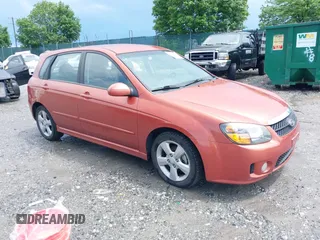 2008 Kia Spectra with VIN KNAFE162085016558, listed as a IAAI auction lot 42267732 with 182,303 mi miles and . Bid and sale history available at DreamBid. Image 1.
