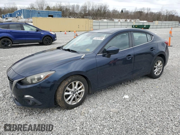 2015 Mazda 3 i Grand Touring with VIN JM1BM1W79F1241162, listed as a Copart auction lot 51674705 with 92,098 mi miles and Salvage Title. Bid and sale history available at DreamBid. Image 1.