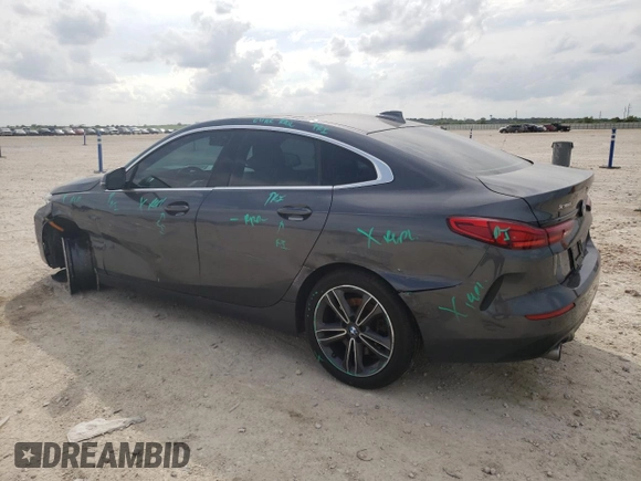 2021 BMW 2 Series 228i with VIN WBA53AK01M7J01235, listed as a Copart auction lot 54838915 with 40,327 mi miles and Salvage title. Bid and sale history available at DreamBid. Image 2.
