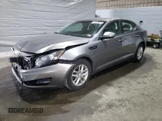 2012 Kia Optima LX with VIN 5XXGM4A72CG067613, listed as a Copart auction lot 49129575 with 105,597 mi miles and Salvage Title. Bid and sale history available at carsss.com. Image 1.