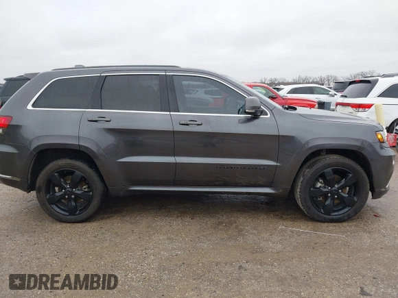 2016 Jeep Grand Cherokee High Altitude with VIN 1C4RJFCG7GC316309, listed as a IAAI auction lot 41557459 with 144,700 mi miles. Bid and sale history available at carsss.com. Image 13.