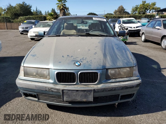 1998 BMW 3 Series 318i with VIN WBACC9321WEE60236, listed as a Copart auction lot 75763954 with 0 mi miles and Clean Title. Bid and sale history available at carsss.com. Image 5.