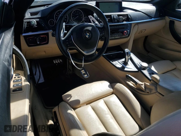 2015 BMW 4 Series 435i with VIN WBA3T3C57FP738646, listed as a Copart auction lot 45648395 with 90,791 mi miles and Clean Title. Bid and sale history available at carsss.com. Image 8.