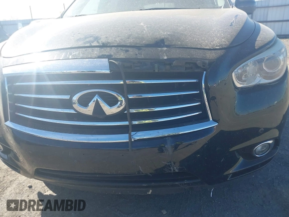 2015 Infiniti QX60 with VIN 5N1AL0MM2FC540171, listed as a IAAI auction lot 41857124 with 124,964 mi miles. Bid and sale history available at carsss.com. Image 6.