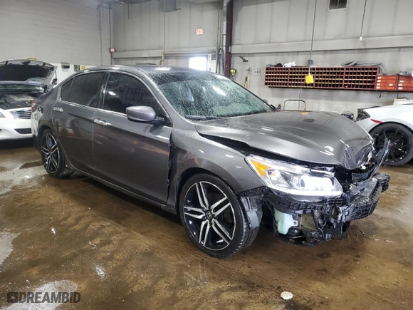 2017 Honda Accord Sedan Sport with VIN 1HGCR2F55HA116173, listed as a Copart auction lot 51087105 with 135,879 mi miles and Non Repairable. Bid and sale history available at carsss.com. Image 4.