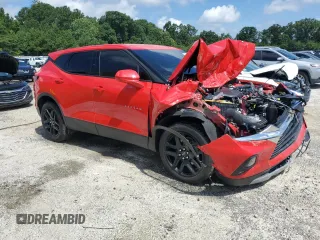 2022 Chevrolet Blazer LT with VIN 3GNKBCR42NS126975, listed as a Copart auction lot 62100955 with 23,791 mi miles and Clean title. Bid and sale history available at DreamBid. Image 4.