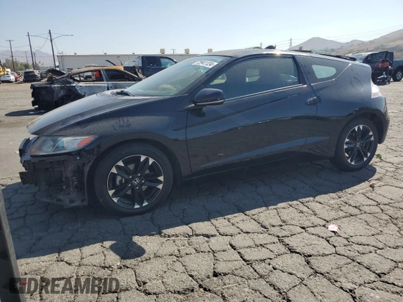 2015 Honda CR-Z with VIN JHMZF1D49FS002687, listed as a Copart auction lot 72941124 with 75,964 mi miles and Salvage title. Bid and sale history available at DreamBid. Image 1.