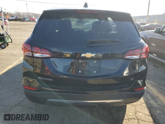 2024 Chevrolet Equinox LT with VIN 3GNAXKEG1RL105820, listed as a Copart auction lot 82586604 with 54,126 mi miles and Salvage Title. Bid and sale history available at DreamBid. Image 6.