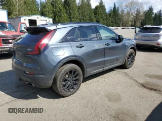 2021 Cadillac XT4 AWD Luxury with VIN 1GYFZBR48MF034573, listed as a Copart auction lot 51114315 with 53,066 mi miles and Salvage title. Bid and sale history available at DreamBid. Image 3.