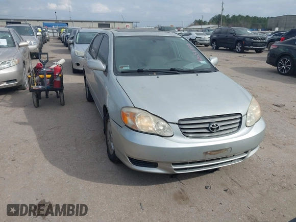 2003 Toyota Corolla CE with VIN 1NXBR32E93Z019759, listed as a IAAI auction lot 41531950 with 223,161 mi miles and . Bid and sale history available at DreamBid. Image 1.