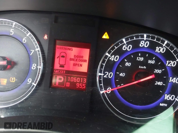 2008 Infiniti EX Journey with VIN JNKAJ09E88M301196, listed as a IAAI auction lot 41360056 with 106,013 mi miles and . Bid and sale history available at DreamBid. Image 7.