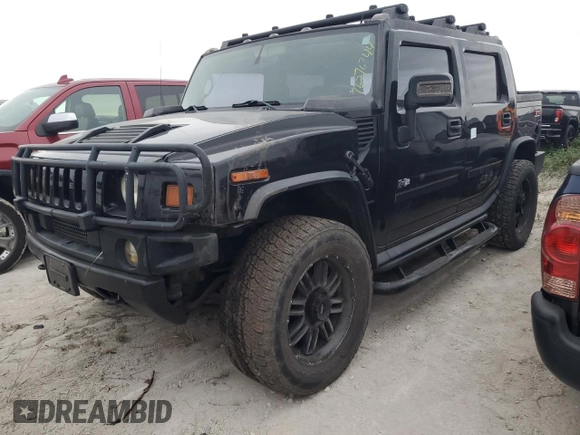 2006 Hummer H2 with VIN 5GRGN22U06H117601, listed as a Copart auction lot 76276744 with 0 mi miles and Non Repairable. Bid and sale history available at carsss.com. Image 1.
