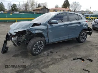 2023 Hyundai Kona Limited с VIN KM8K53AG7PU160558, выставлен на аукционе Copart как лот 53851055 с пробегом Не указан миль и Списание • Salvage title. История ставок и продаж доступна на DreamBid. Изображение 1.
